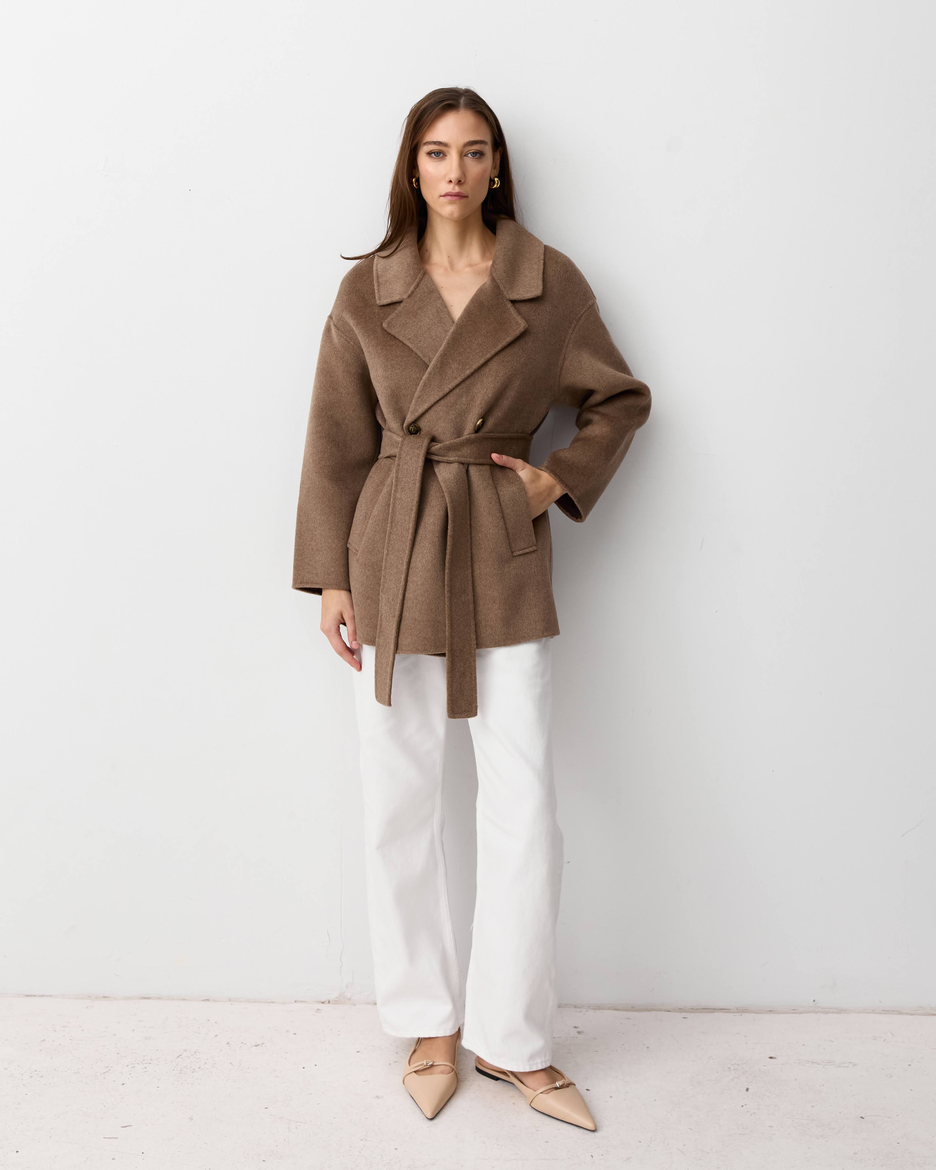 THE LONDON JACKET - CHOCOLATE MELANGE – THE CURATED