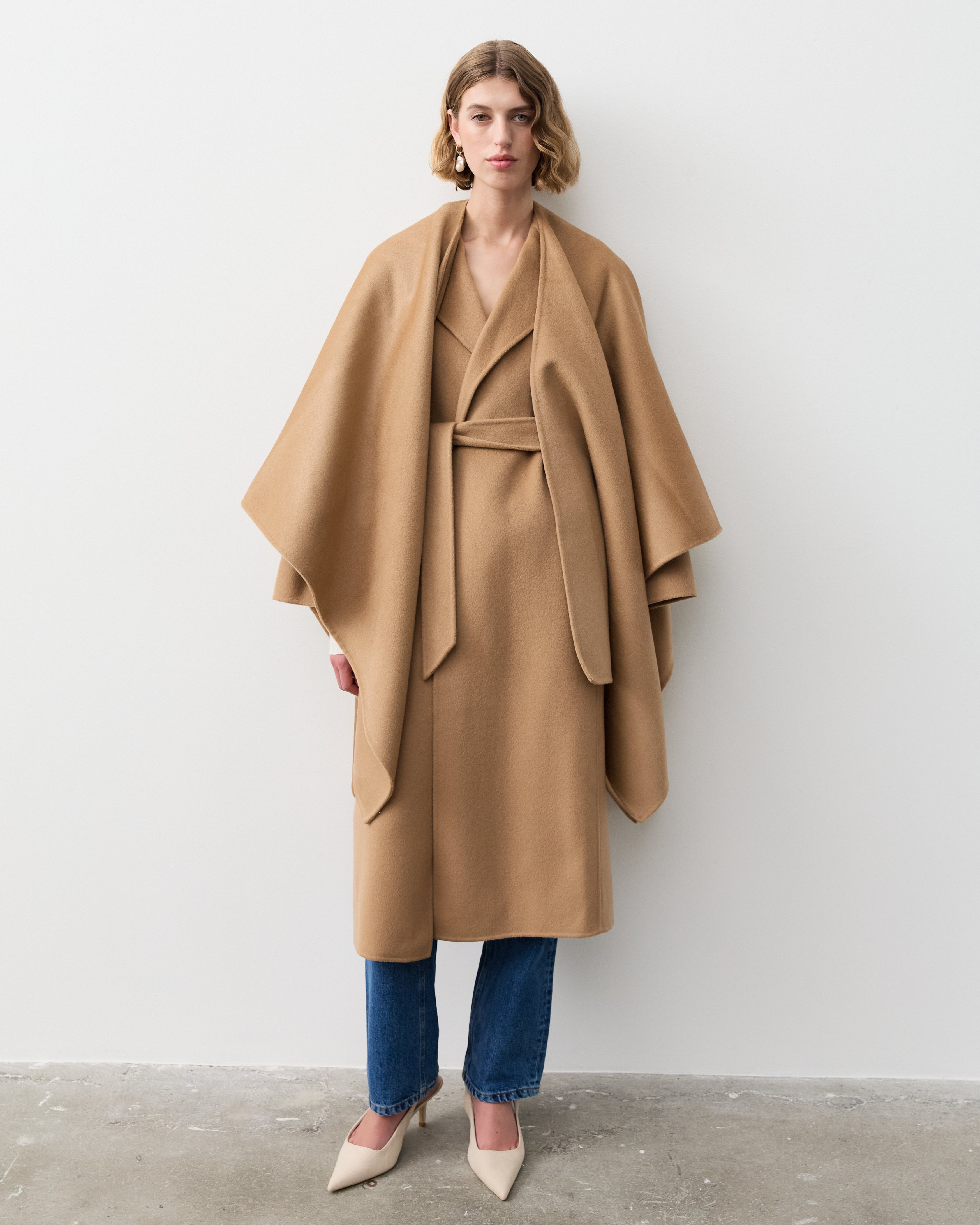 The Curated Classic Coat Camel L