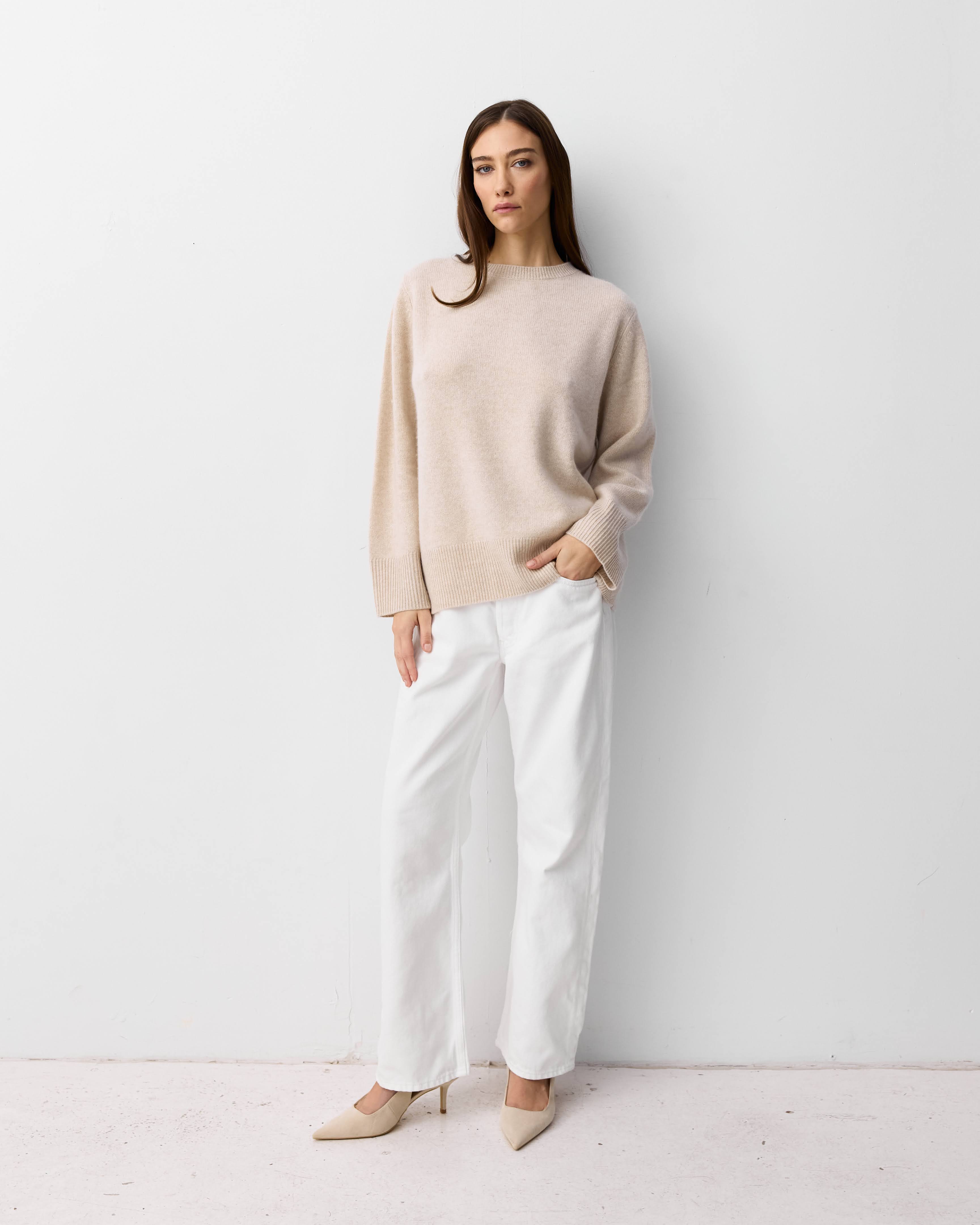 THE NEW CREW SWEATER - WHEAT – THE CURATED