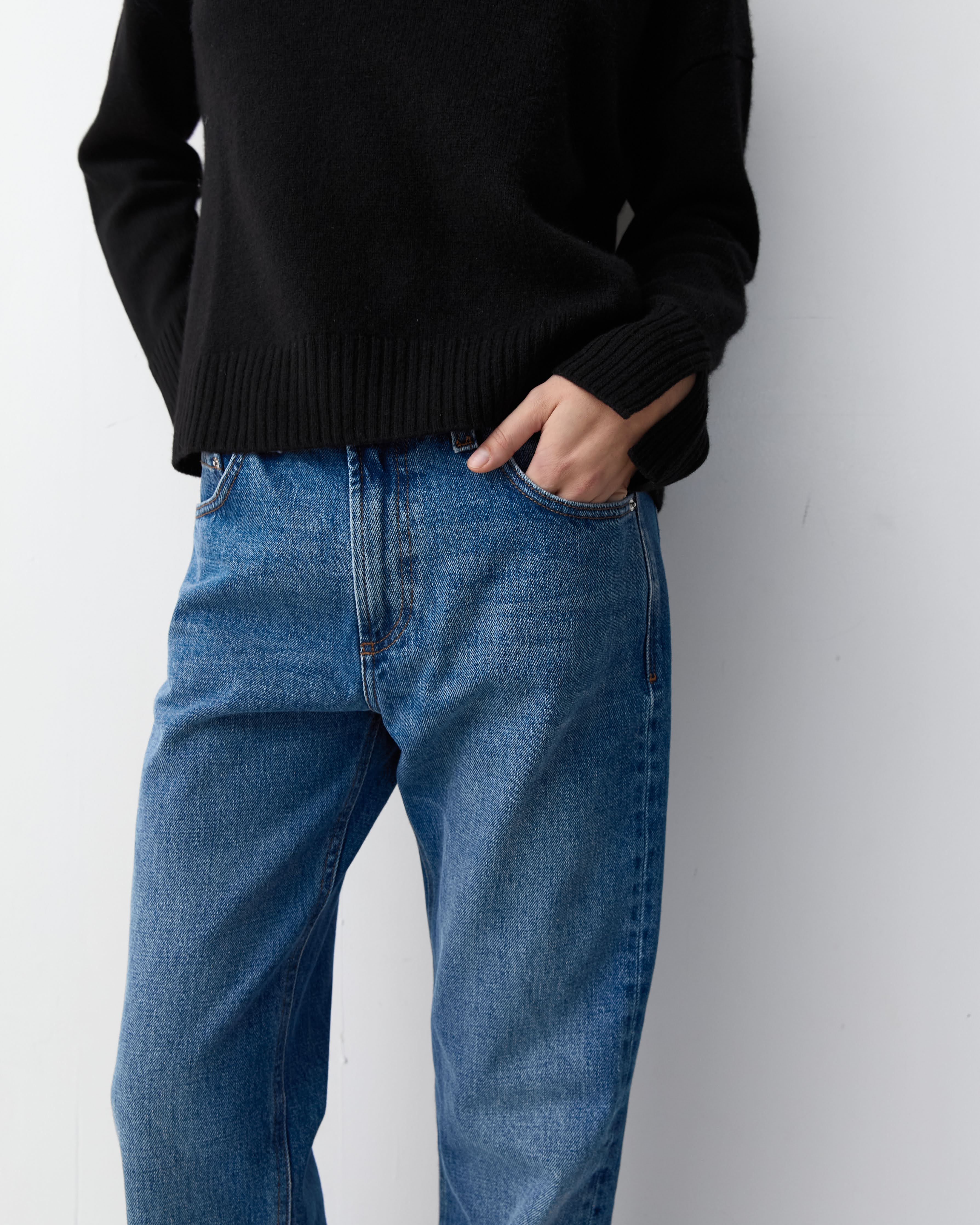 THE MOCK NECK - BLACK – THE CURATED THE MOCK NECK - BLACK – THE CURATED