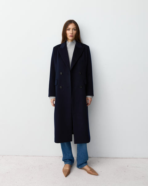 THE NEW YORK COAT- NAVY – THE CURATED