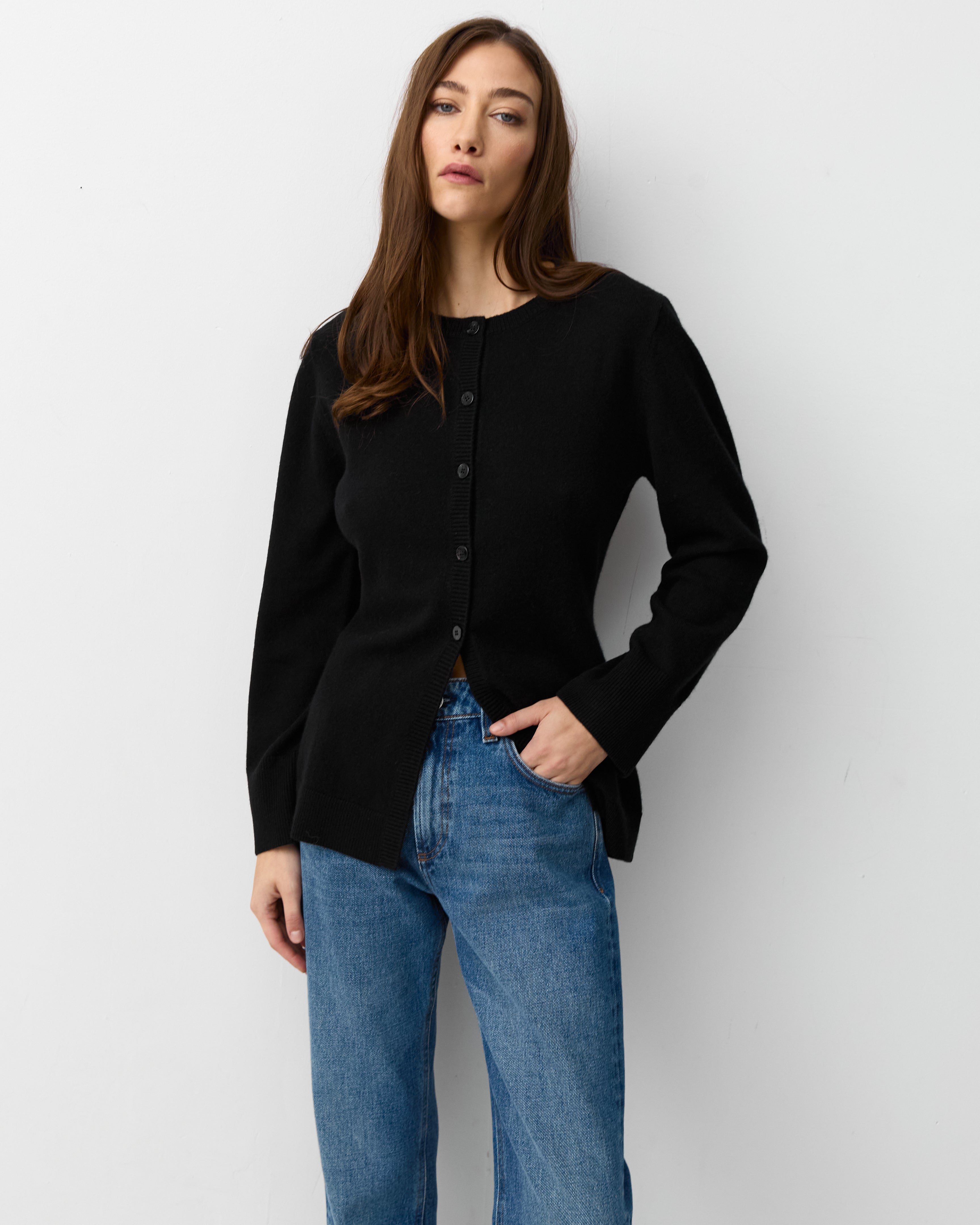 Mサイズ Ennoy Button Cardigan Black カーディガン 最安値‼️】Mサイズ Ennoy Button Cardigan Black