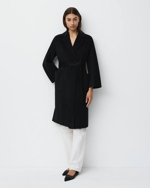 コート CO-COLLECTIONS FW24 Black wool coat (6104SMMW 001) THE CLASSIC COAT - BLACK – THE CURATED