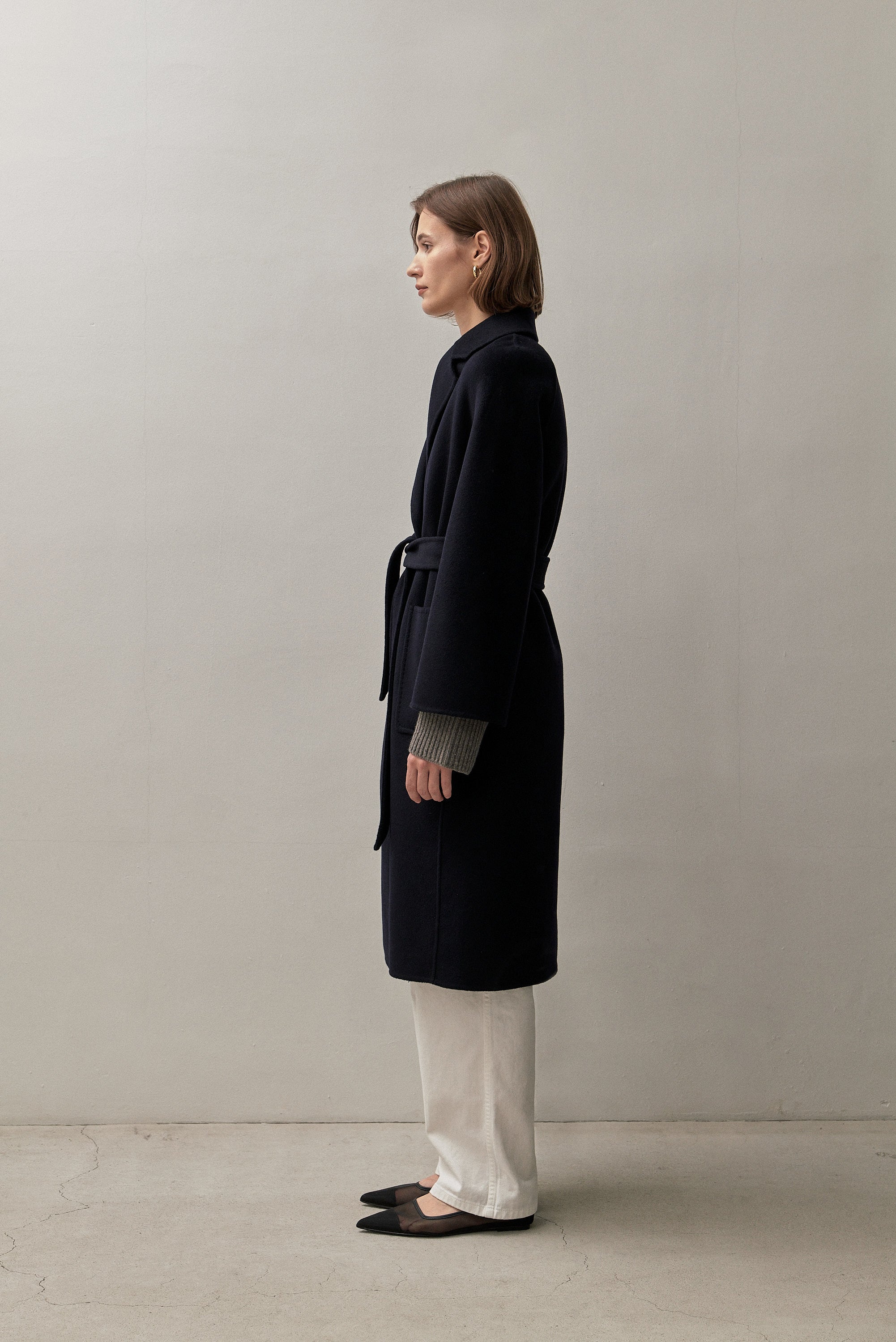 トップス anytee us navy black coat THE CLASSIC COAT - NAVY – THE CURATED