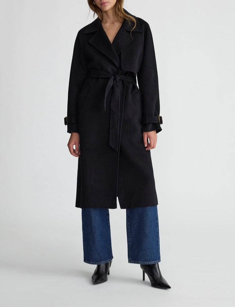 THE DOUBLE FACED TRENCH - BLACK – THE CURATED