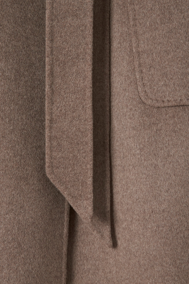 THE CLASSIC COAT - CHOCOLATE MELANGE – THE CURATED