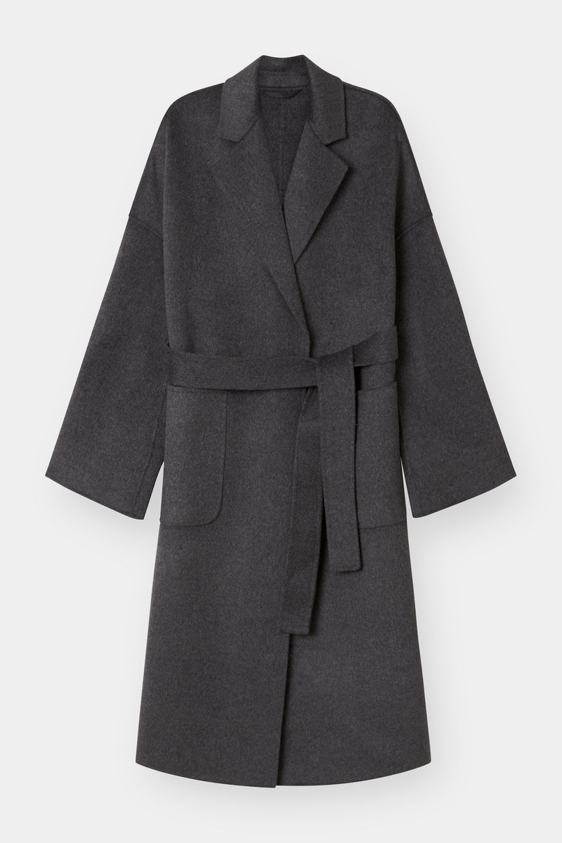 Grey 2025 boyfriend coat