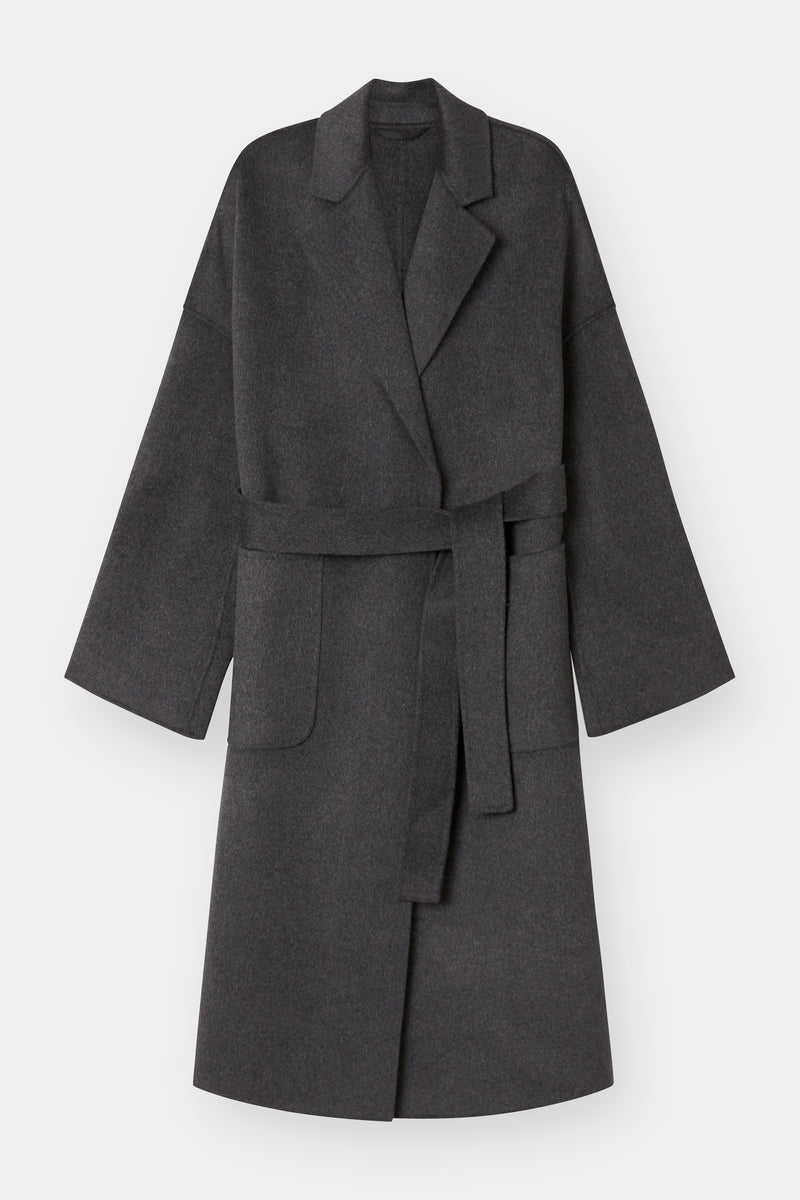 THE BOYFRIEND COAT - CHARCOAL – THE CURATED