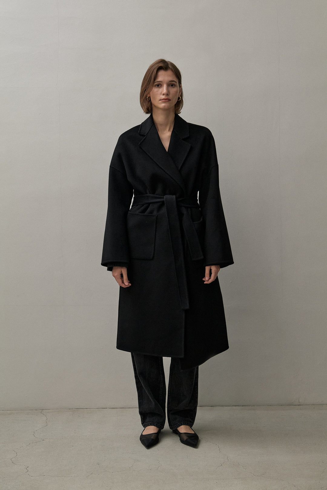 THE BOYFRIEND COAT - BLACK – THE CURATED
