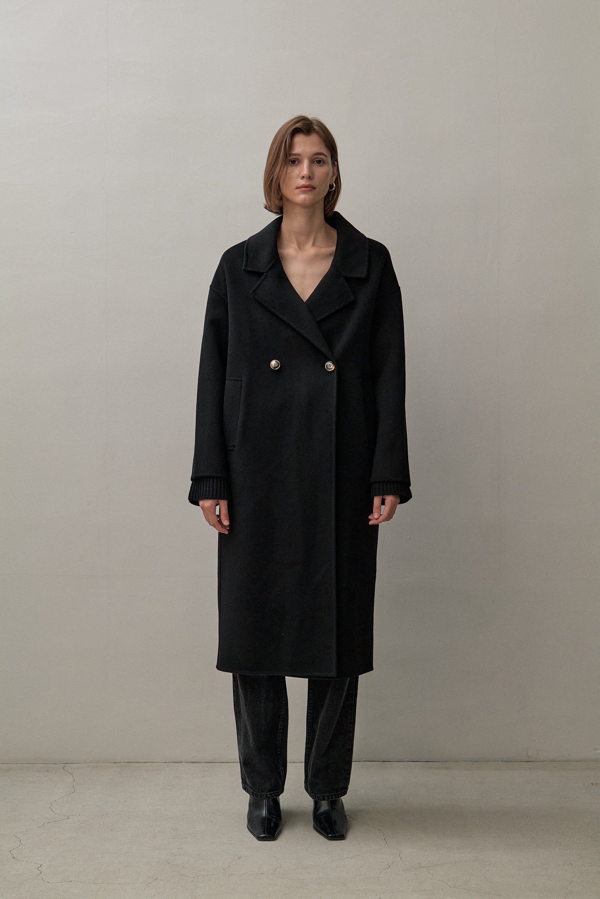 THE LONDON COAT - BLACK 90/10 – THE CURATED