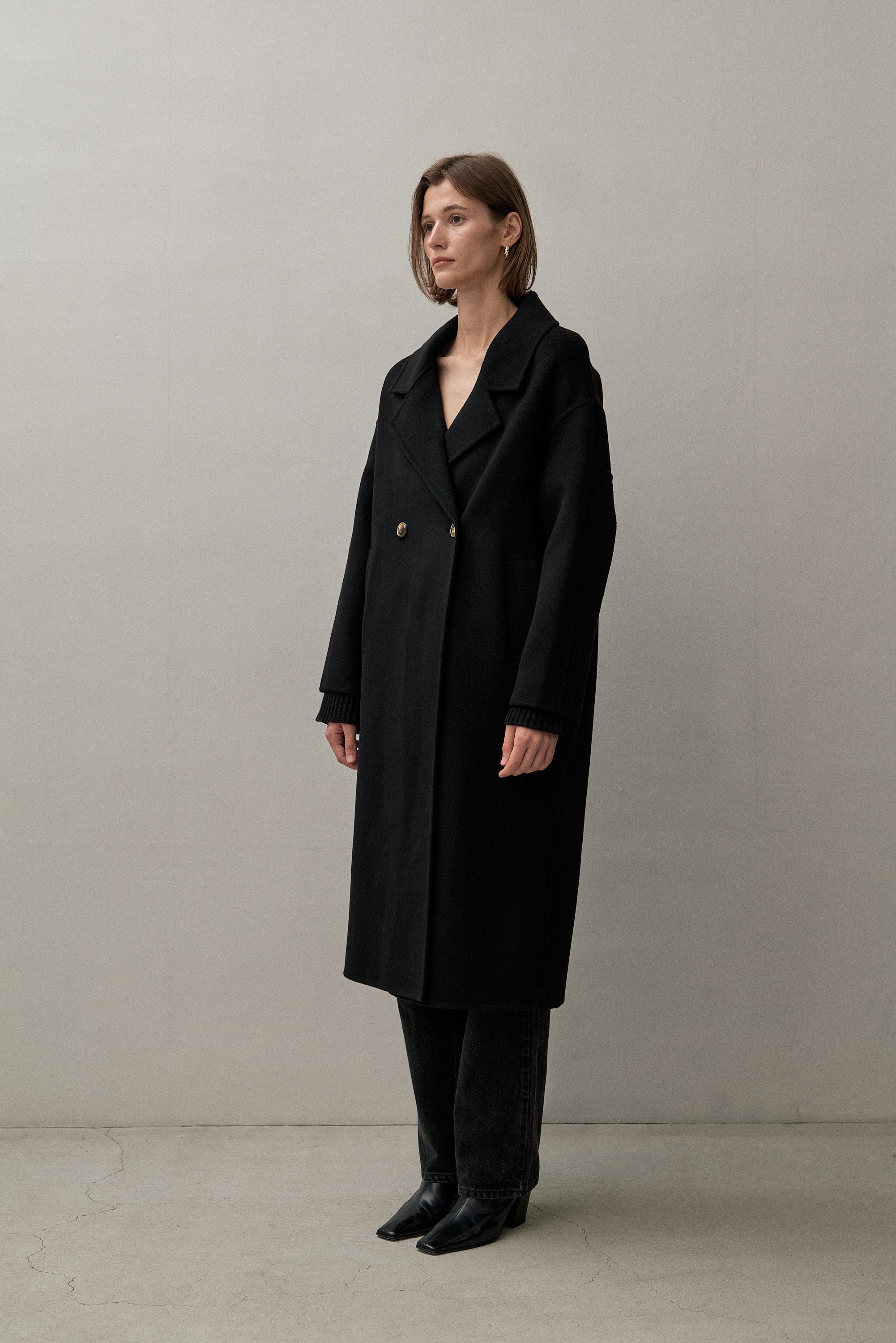 THE LONDON COAT - BLACK 90/10 – THE CURATED