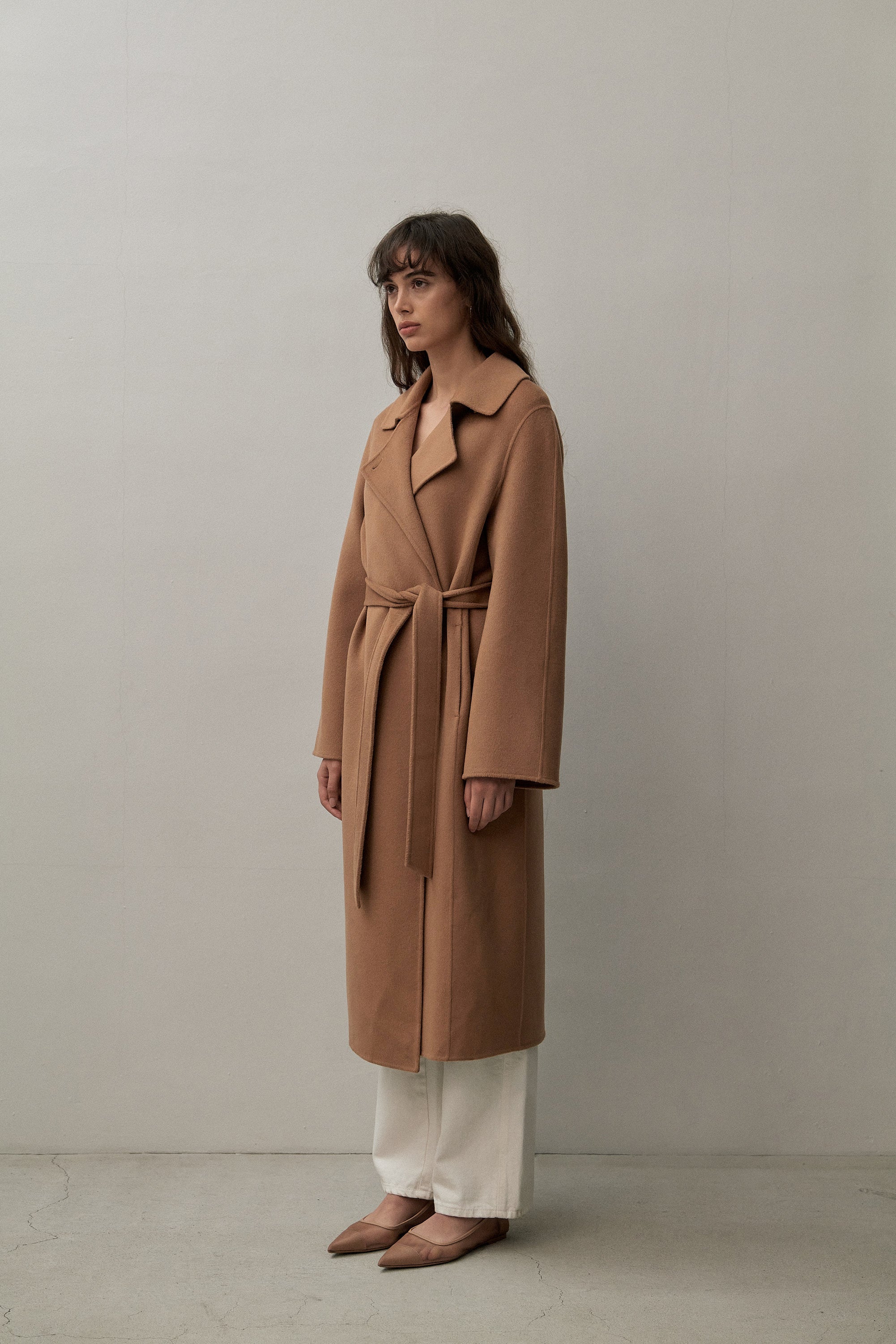 Camel sale coat tailored