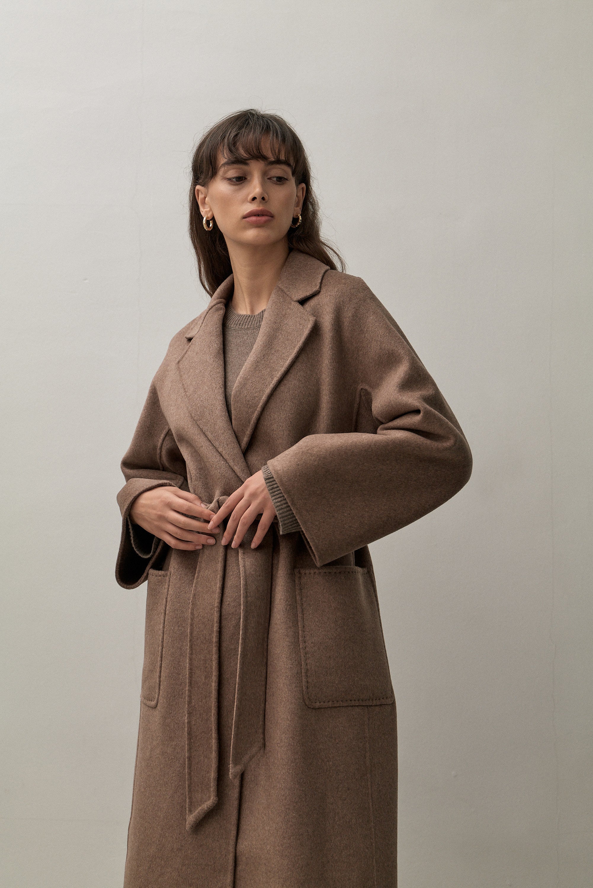 THE CLASSIC CURATED THE CHOCOLATE MELANGE COAT - –