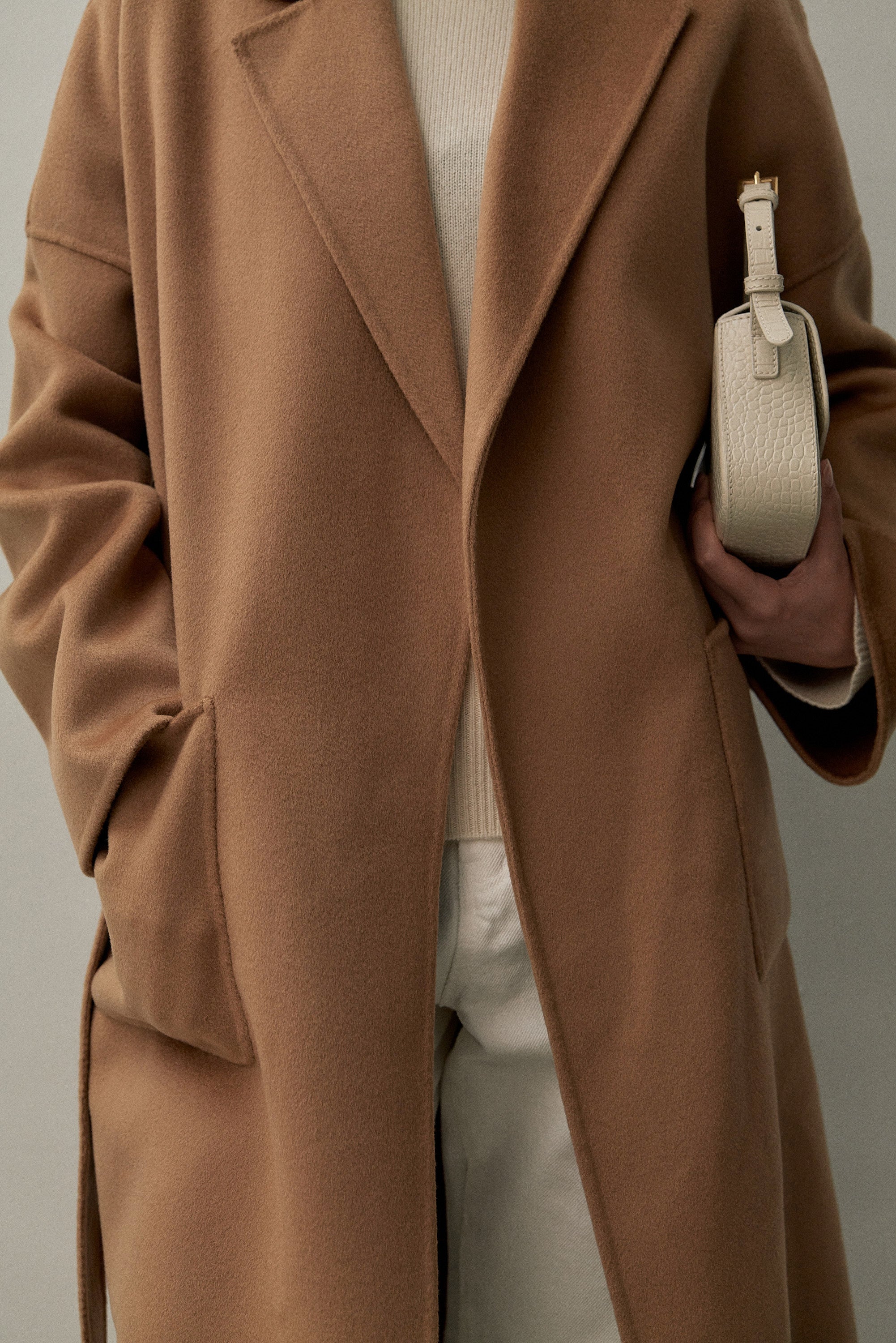 Jaeger camel boyfriend sales coat