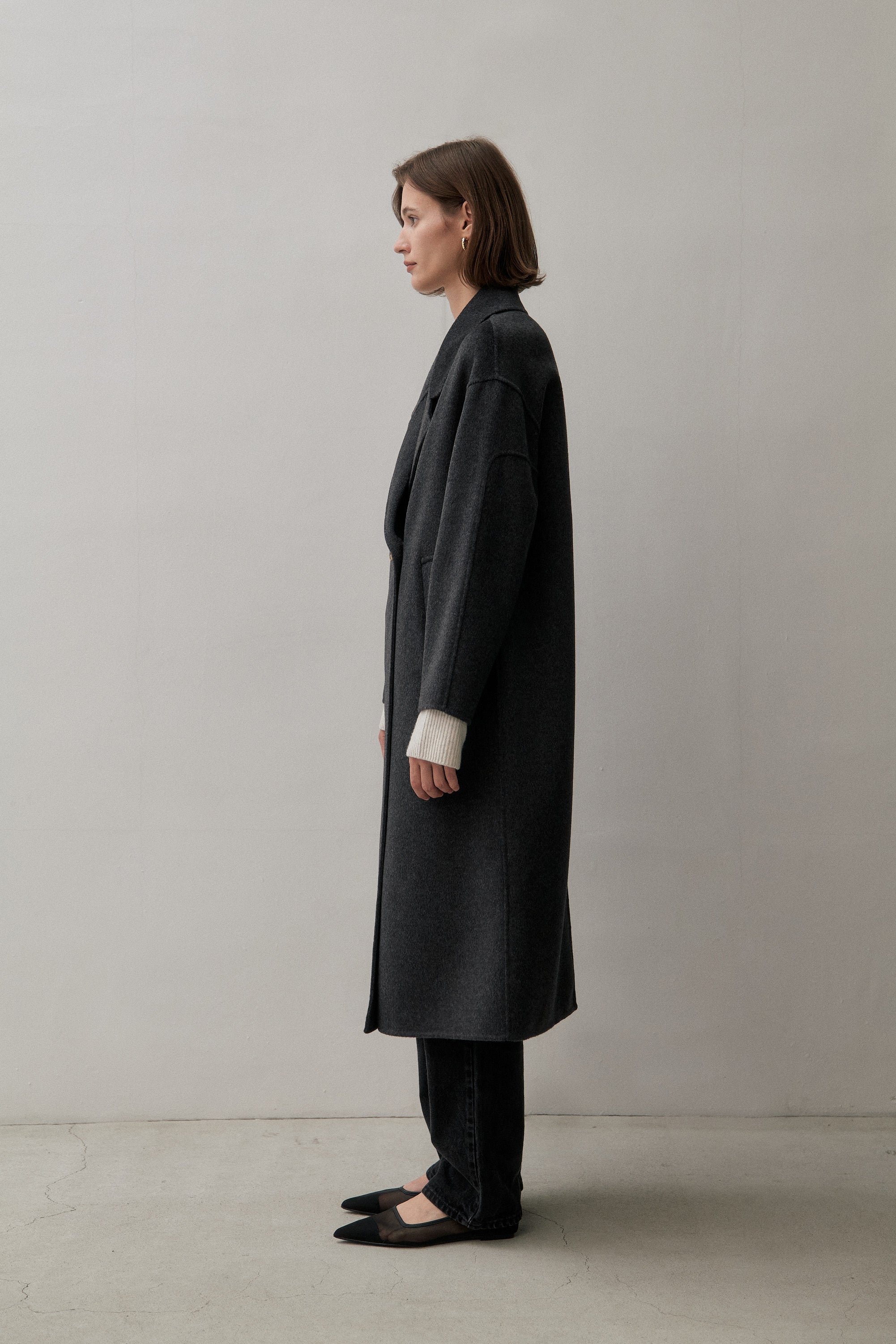 THE LONDON COAT - CHARCOAL – THE CURATED